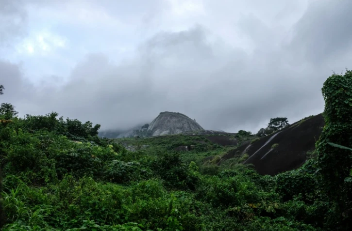 Les collines d'Idanre au Nigeria, le 25 août 2018