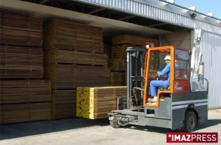 L'atelier de séchage du bois de l'entreprise Fibres (Photo : Fibres)