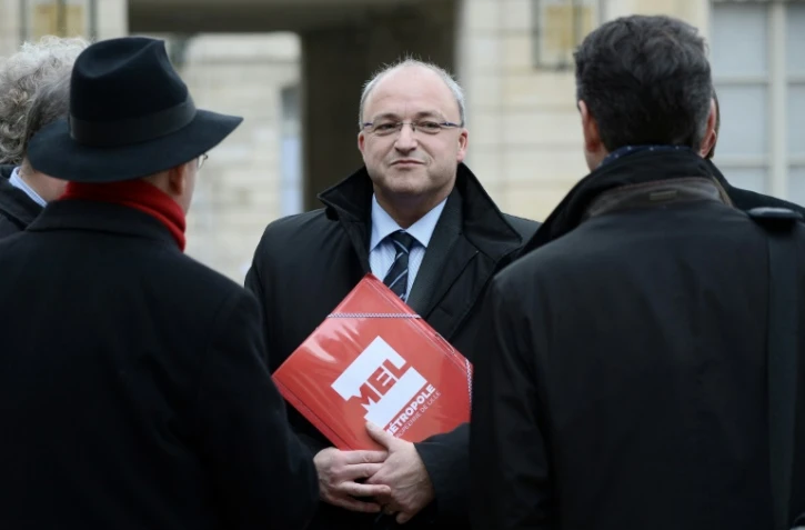 Le président de la Métropole européenne de Lille (MEL), Damien Castelain à Paris, le 19 février 2015