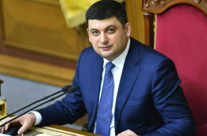 Volodymyr Groïsman le 13 avril 2016 à Kiev