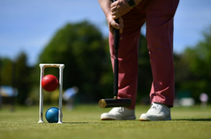 Croquet players in Britain have returned to action after the coronavirus lockdown