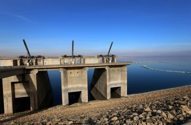 Le barrage de Mossoul, le 1er février 2016