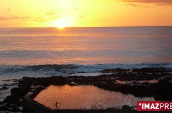 Coucher de soleil sur la côte ouest