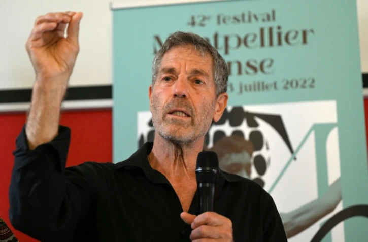 Le chorégraphe israélien Ohad Naharin lors d'une conférence de presse à Montpellier, le 24 juin 2022