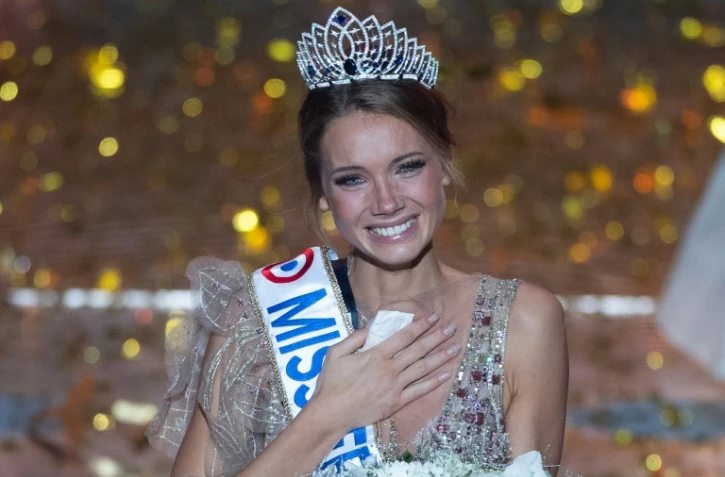 Amandine Petit, élue Miss France 2021, le 20 décembre 2020 aux Epesses, en Vendée