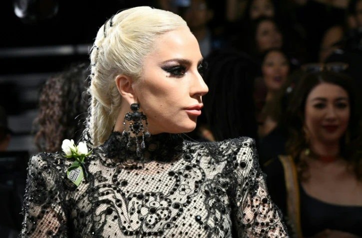 L'artiste américaine Lady Gaga aux Grammy Awards à New York, le 28 janvier 2018