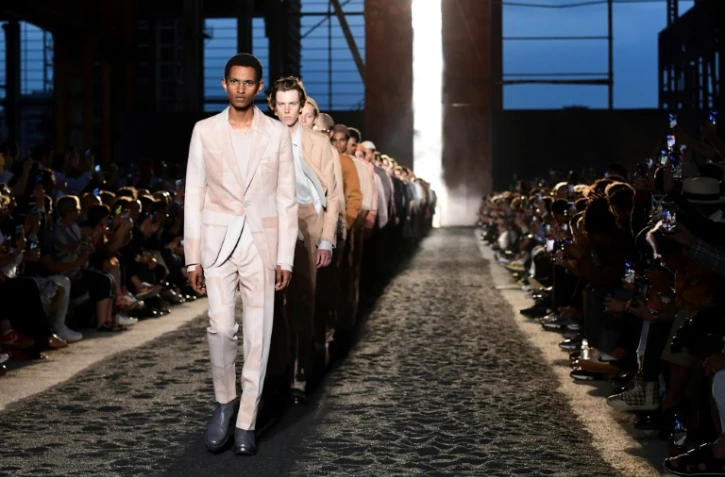 Un défilé d'Ermenegildo Zegna à Milan, le 14 juin 2019 