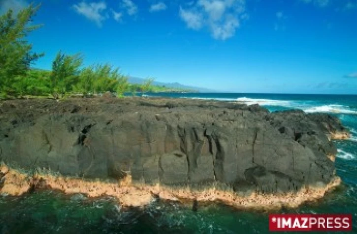 pointe corail dans l'est de l'île