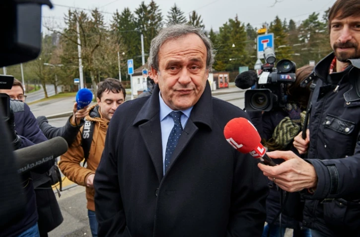 Michel Platini, le 15 février 2016 à Zurich 
