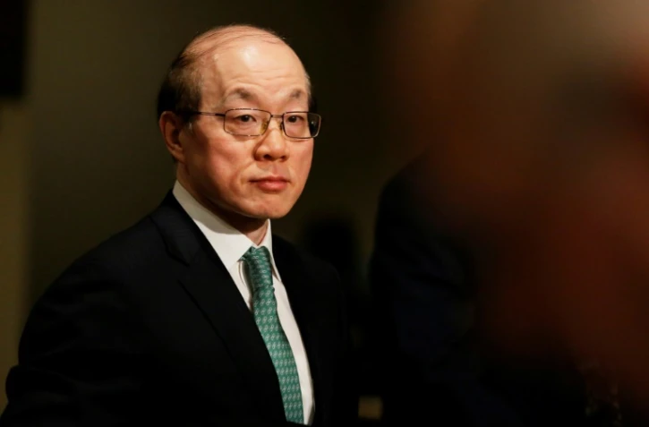 L'ambassadeur chinois à l'ONU Liu Jieyi le 13 février 2017 aux Nations Unis à New York