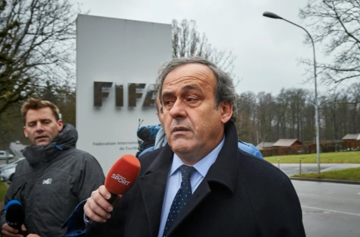 Michel Platini à son arrivée le 15 février 2016 à la Fifa à Zurich