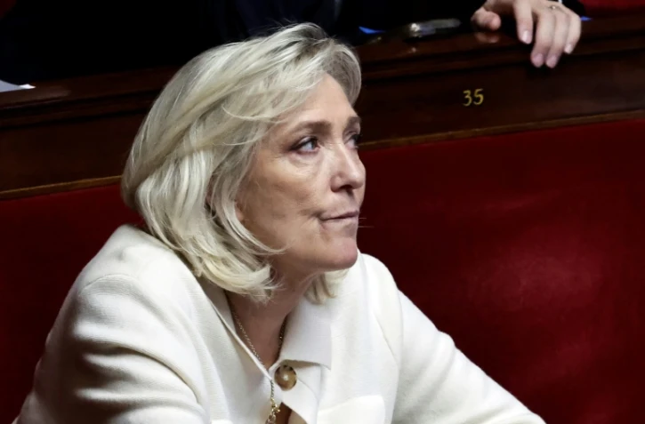 Marine Le Pen le 8 novembre 2025 à l'Assemblée nationale à Paris
