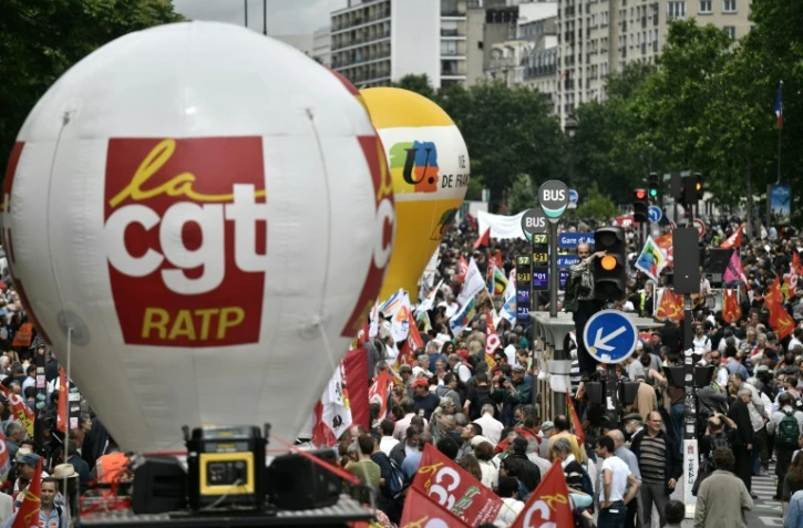 Manifestation contre la loi travail à Paris, le 5 juillet 2016