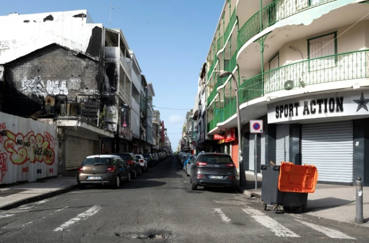 Une rue de  Pointe-à-Pitre, en Guadeloupe, reconfinée pour au moins trois semaines, le 30 juillet 2021
