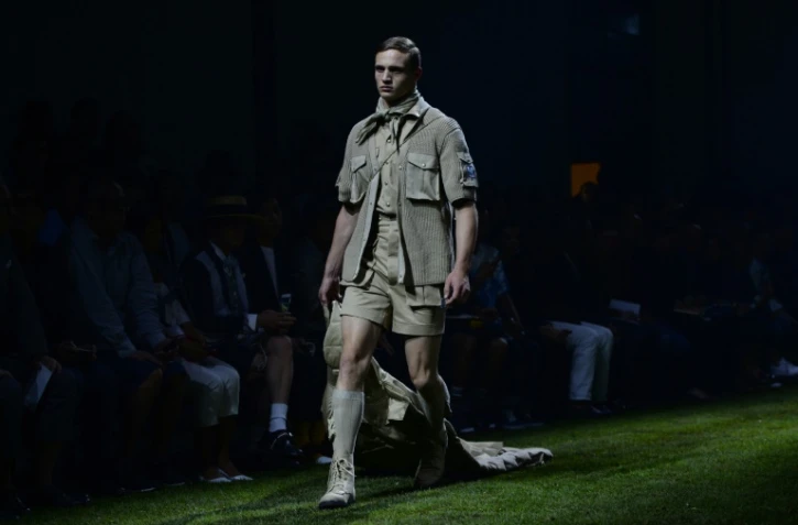 Défilé Moncler lors de la semaine de la mode à Milan, le 19 juin 2016 