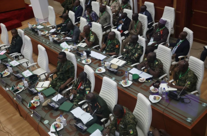 Réunion des chefs d'état-major de la Communauté économique des États de l’Afrique de l’Ouest (Cedeao), à propos du putsch au Niger, le 2 août 2023 à Abuja au Nigeria