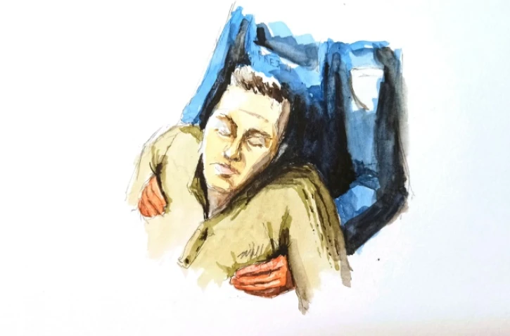 Jonathann Daval victime d'un malaise lors de son procès à Vesoul, le 18 novembre 2020