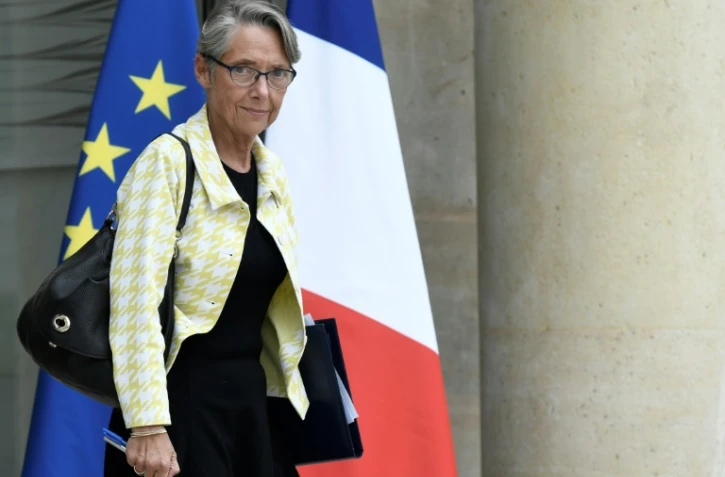 La ministre des Transports Elisabeth Borne, sur le perron de l'Élysée, le 22 septembre 2017