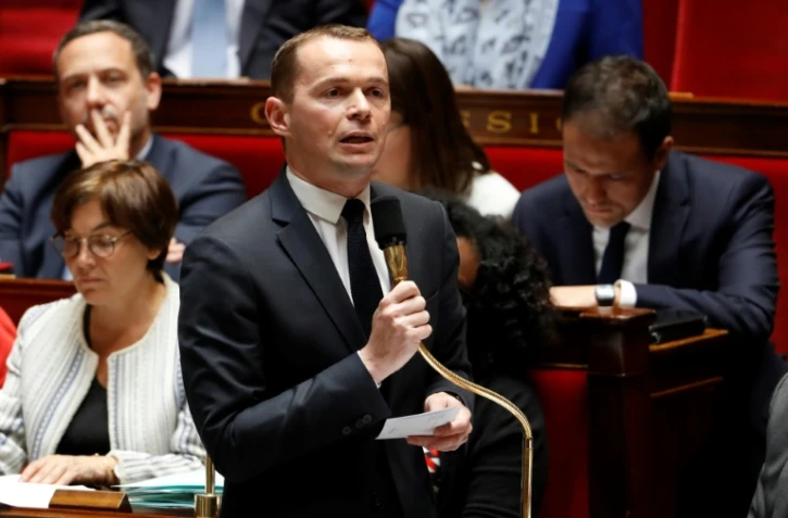 Le Secrétaire d'Etat à la Fonction publique Olivier Dussopt à l'Assemblée nationale le 30 avril 2018