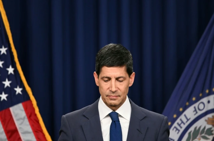 Le président de la Réserve fédérale des Etats-Unis, Kevin Warsh, donne une conférence de presse, le 29 juillet 2026 à Washington