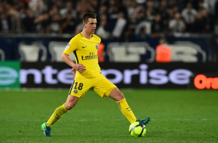 Le milieu de terrain du Paris SG buteur face à Bordeaux en 34e journée de L1 le 22 avril 2018