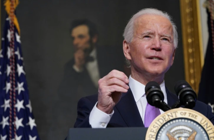 Le président américain Joe Biden
Ă la Maison Blanche, le 26 janvier 2021 Ă Washington