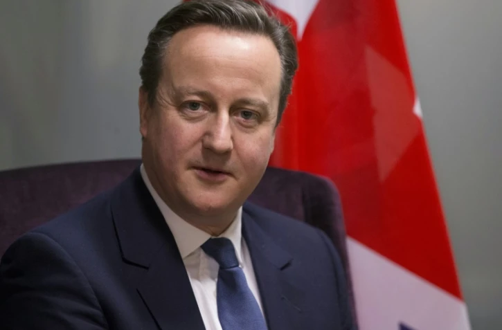 Le Premier ministre britannique David Cameron lors d'un sommet européen, le 19 février 2016 à Bruxelles
