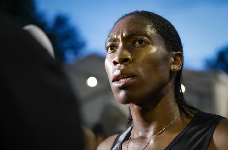 La Sud-Africaine Caster Semenya après sa victoire dans le 2000 m de la réunion de Montreuil, le 11 juin 2019 