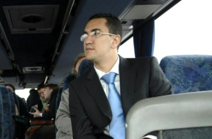 Le député M'jid El Guerrab à Charleville-Mézières (nord de la France), le 16 mars 2007