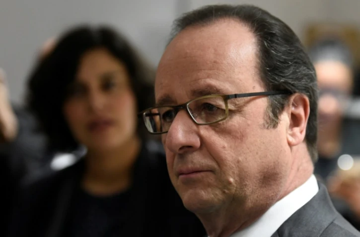 François Hollande le 14 février 2017 à Aubervilliers