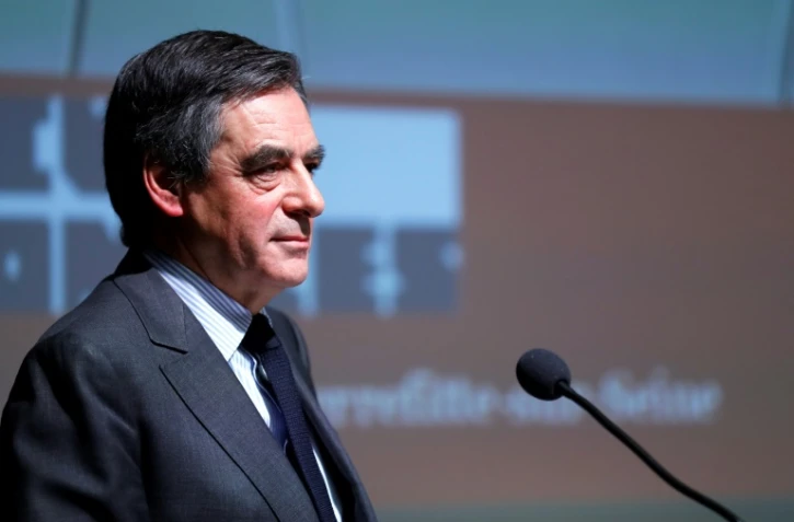 François Fillon, le 27 janvier 2017 à Pierrefitte-sur-Seine près de Paris
