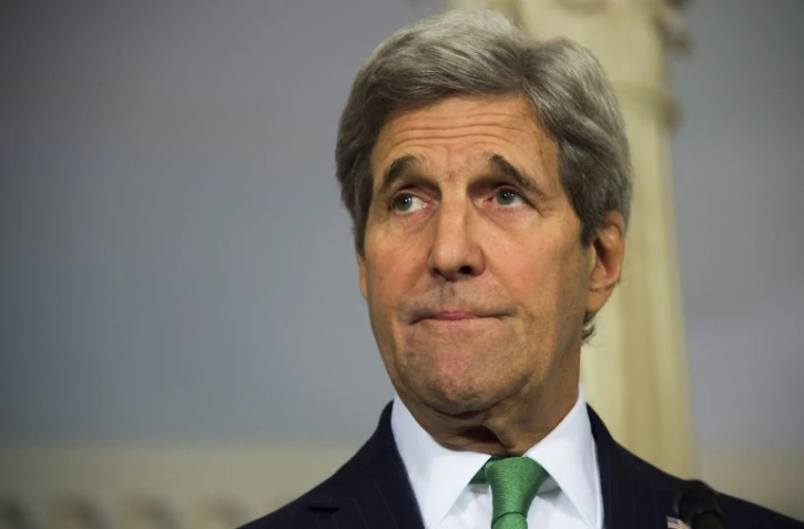 Le secrétaire d'Etat américain John Kerry le 15  mars 2016 à Washington
