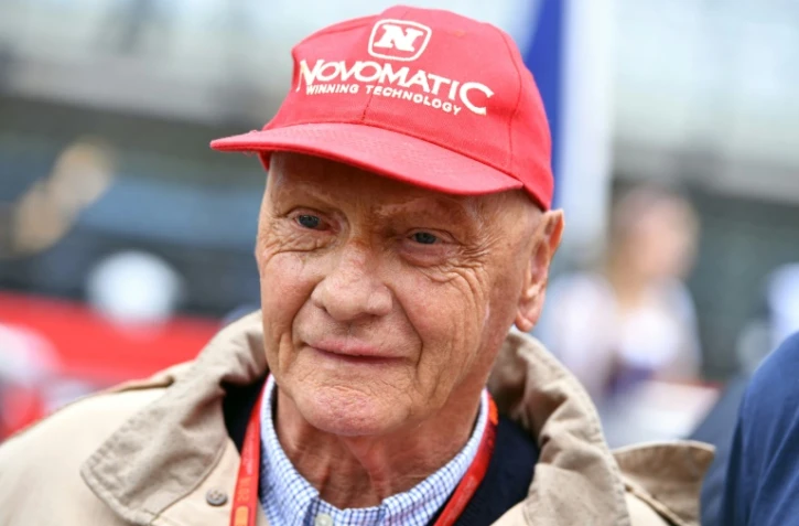 Le triple champion du monde de Formule 1 Niki Lauda assiste au Grand prix d'Autriche sur le circuit de Spielberg, le 3 juillet 2016