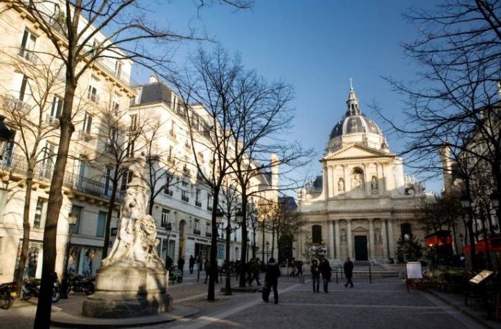 L'université de la Sorbonne à Paris le 16 février 2010