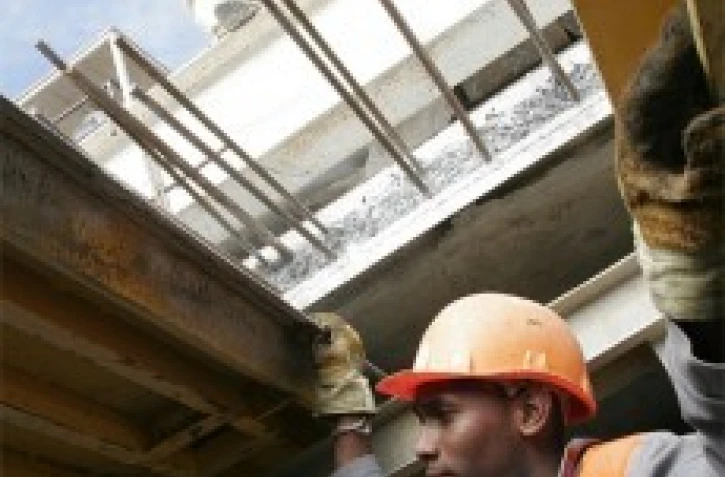 Chantier en construction
