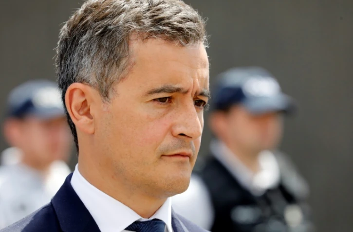 Gérald Darmanin le 7 juillet 2020 lors de son arrivée au ministère de l'Intérieur à Paris