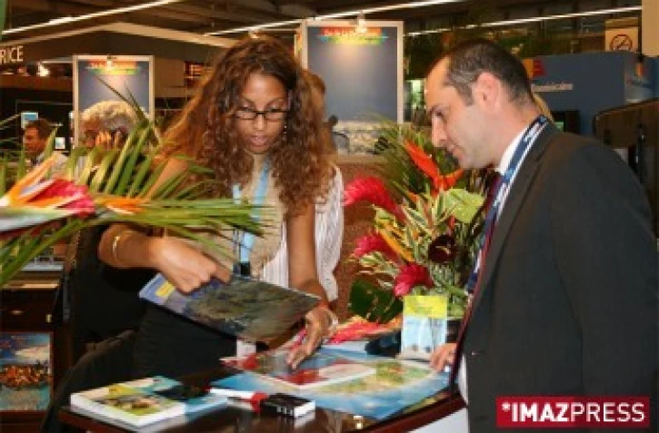 Le stand de La Réunion au Top Résa (salon du tourisme) à Paris
