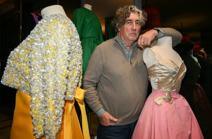 "L'antiquaire de la mode" Didier Ludot dans sa boutique du Palais Royal avant sa fermeture, Ă Paris, le 8 janvier 2025