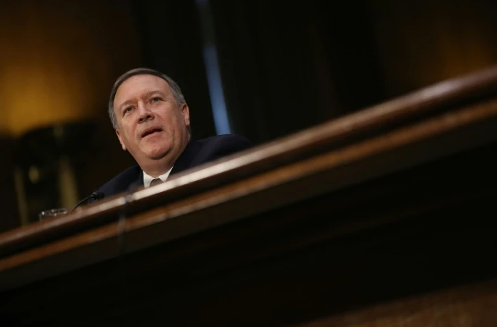 Le secrétaire d'Etat américain Mike Pompeo à Washington, le 12 janvier 2017