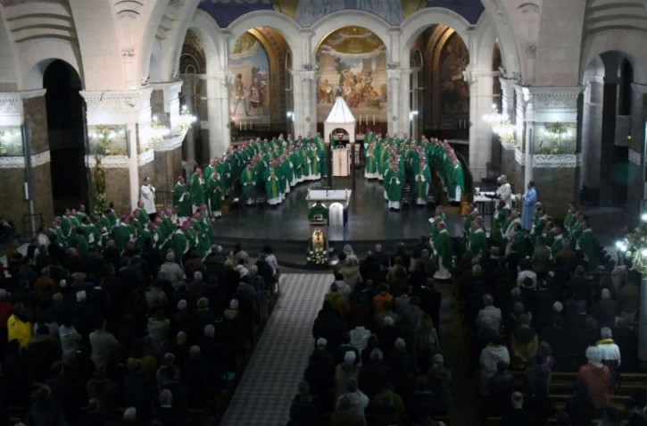 La Conférence des évêques de France réunie à Lourdes le 5 novembre 2019