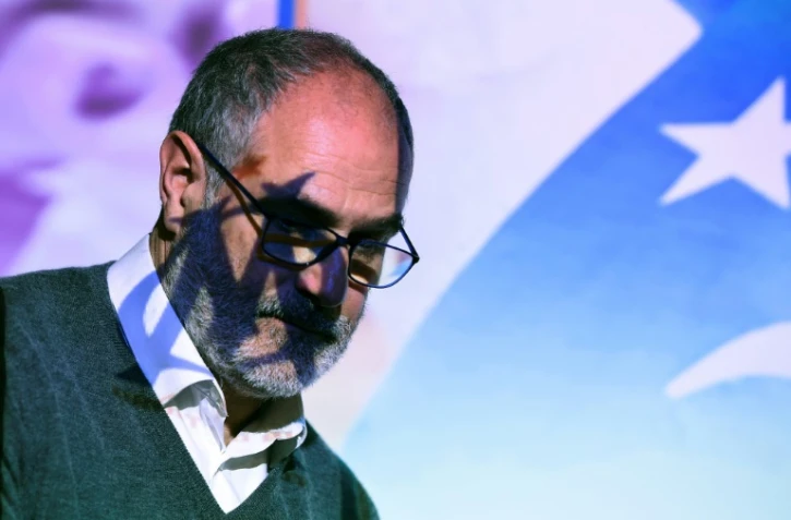 Andoni Zubizarreta, qui va quitter d'un commun accord son poste de directeur sportif de l'Olympique de Marseille, en conférence de presse le 18 janvier 2017 à Marseille