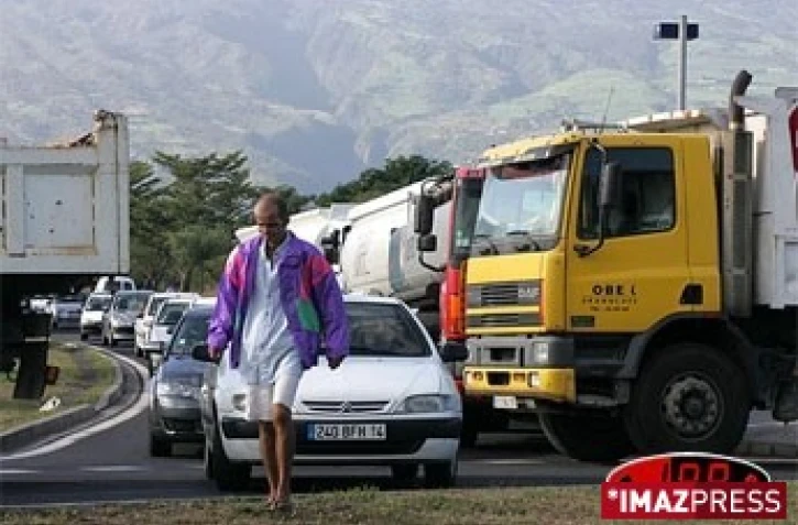 Blocage de route des transporteurs en mai 2004