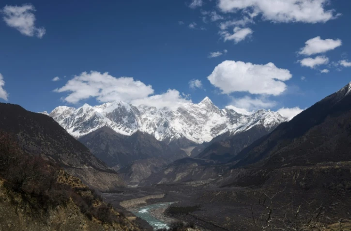 Le canyon de Yarlung Zangbo, au Tibet, le 28 mars 2021