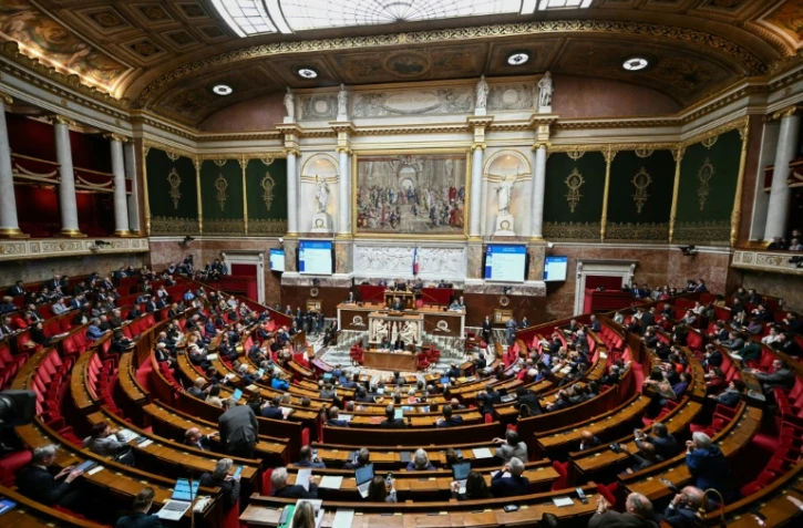 Le Premier ministre François Bayrou s'exprime sur le projet de loi de finances 2025 et le budget de la sécurité sociale à l'Assemblée nationale, le 3 février 2025 à Paris