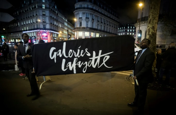 Les galeries Lafayette le 7 novembre 2018