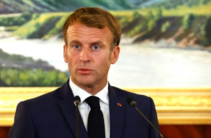 Emmanuel Macron à Erbil, en Irak, le 29 août 2021