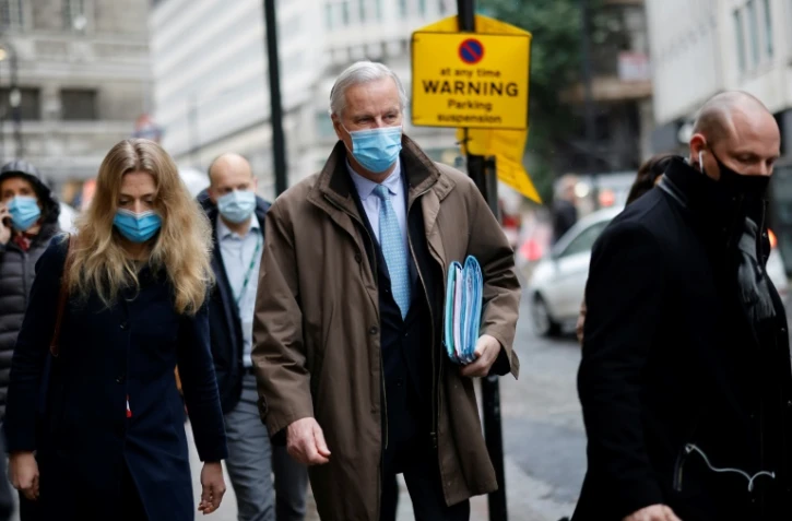 Le négociateur européen pour le Brexit, Michel Barnier, le 4 décembre 2020 à Londres