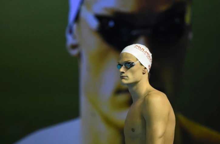 Le nageur français Yannick Agnel après la finale des championnats de France du 200 m nage libre, le 30 mars 2016 à Montpellier