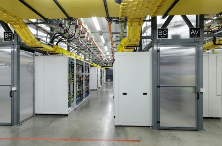 Le centre de données Microsoft à Karawang, dans l'ouest de Java, le 4 février 2026 en Indonésie