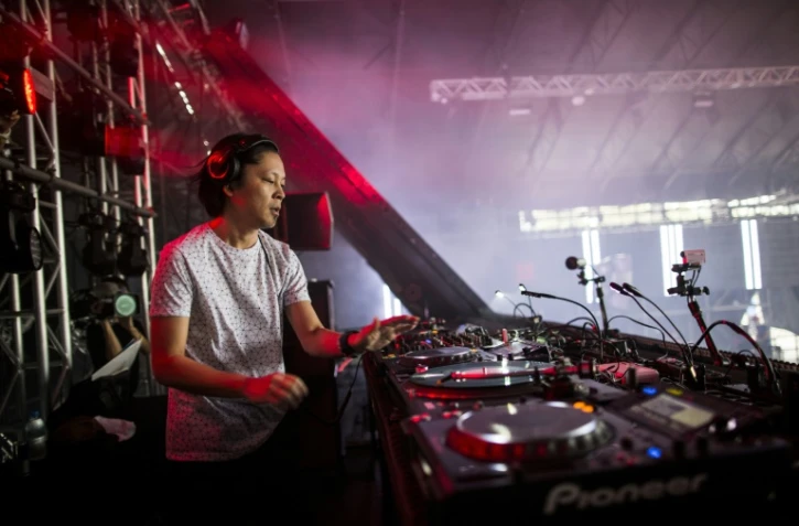 Le DJ et producteur japonais Ken Ishii, le 19 septembre 2016 à l'Ultra Music Festival de Tokyo